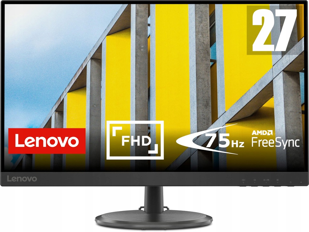MONITOR LENOVO D27-37 FULL HD 1920X1080 75HZ