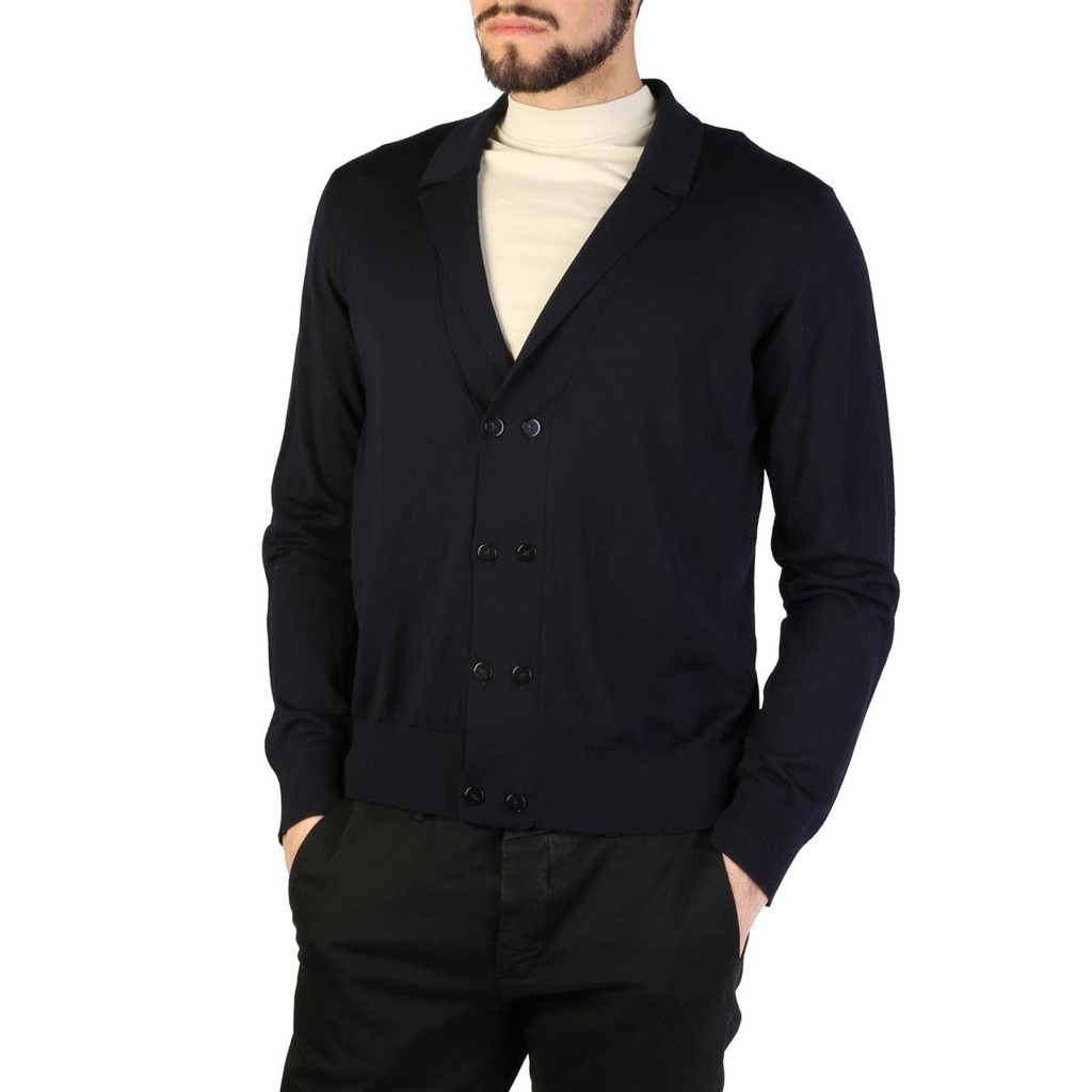 Emporio Armani męski sweter niebieski 52