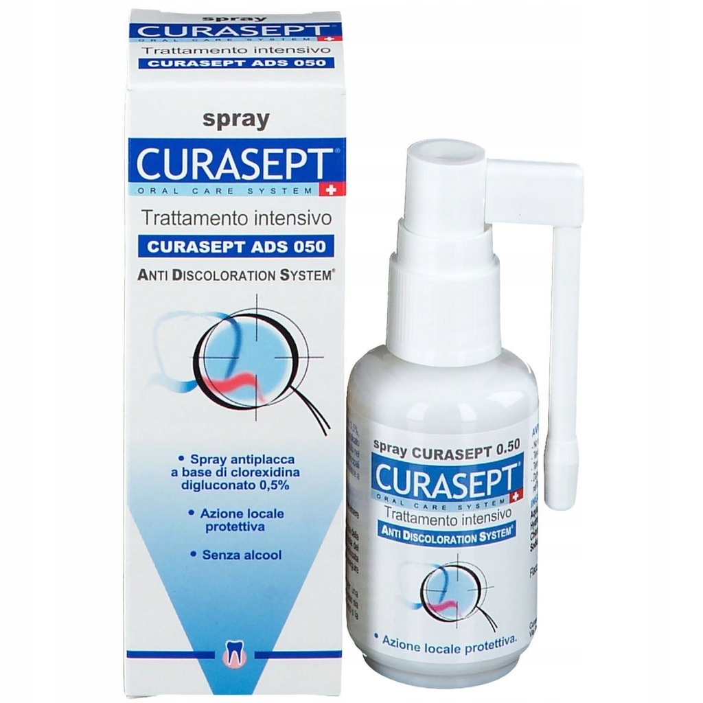 CURASEPT ADS 050 antybakteryjny spray 0.50% 30ml