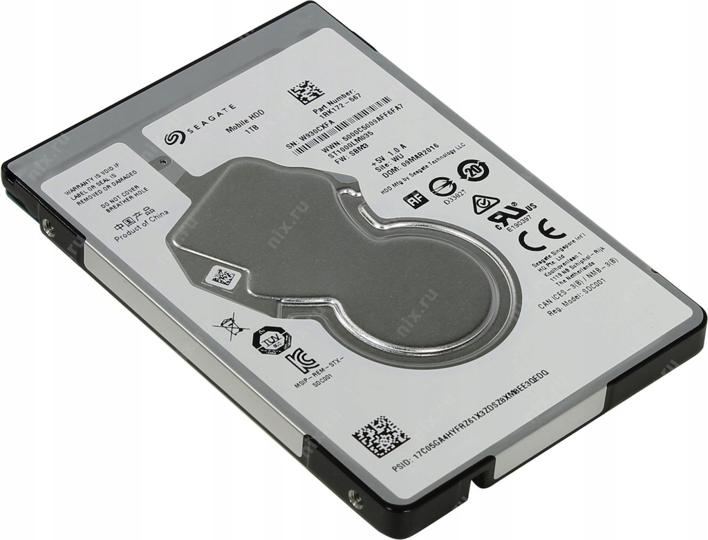 Купить ЖЕСТКИЙ ДИСК SEAGATE 1 ТБ 2,5 ДЮЙМА ST1000LM035 7 мм: отзывы, фото, характеристики в интерне-магазине Aredi.ru