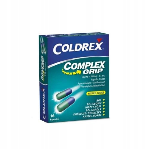 Coldrex Complex Grip, 16kaps.