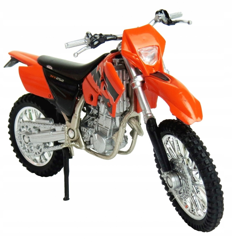 MOTOR KTM 525 EXC MOTOCYKL Welly 1:18 ŚCIGACZ