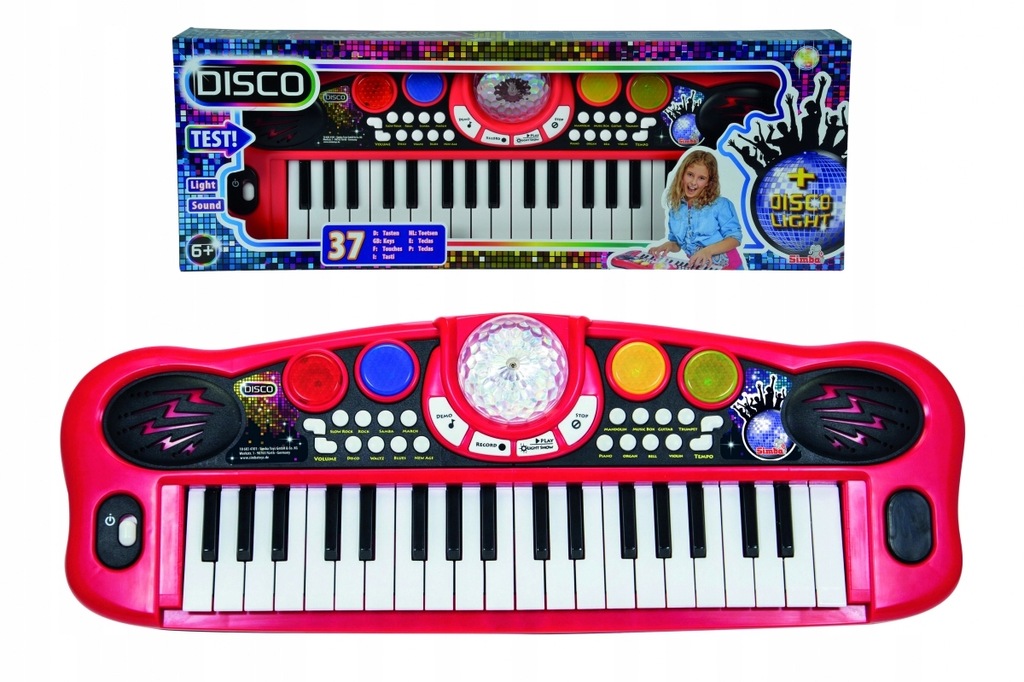 Disco Keyboard Pianinko Simba