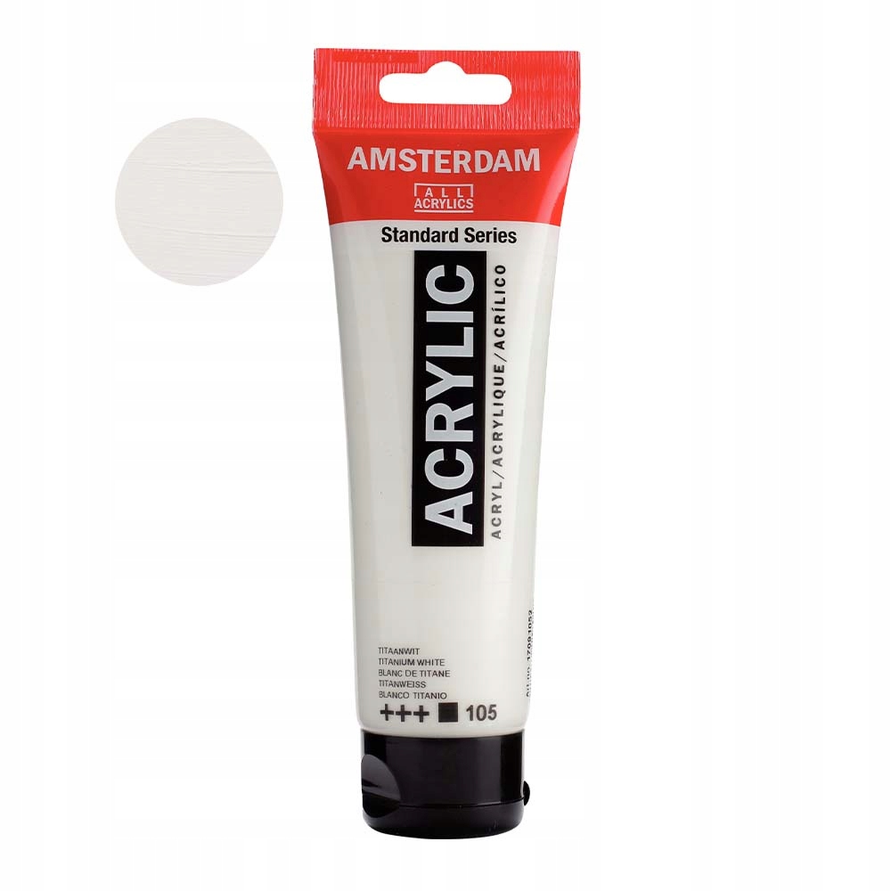 Farba akrylowa Amsterdam 120ml 105 Titanium White