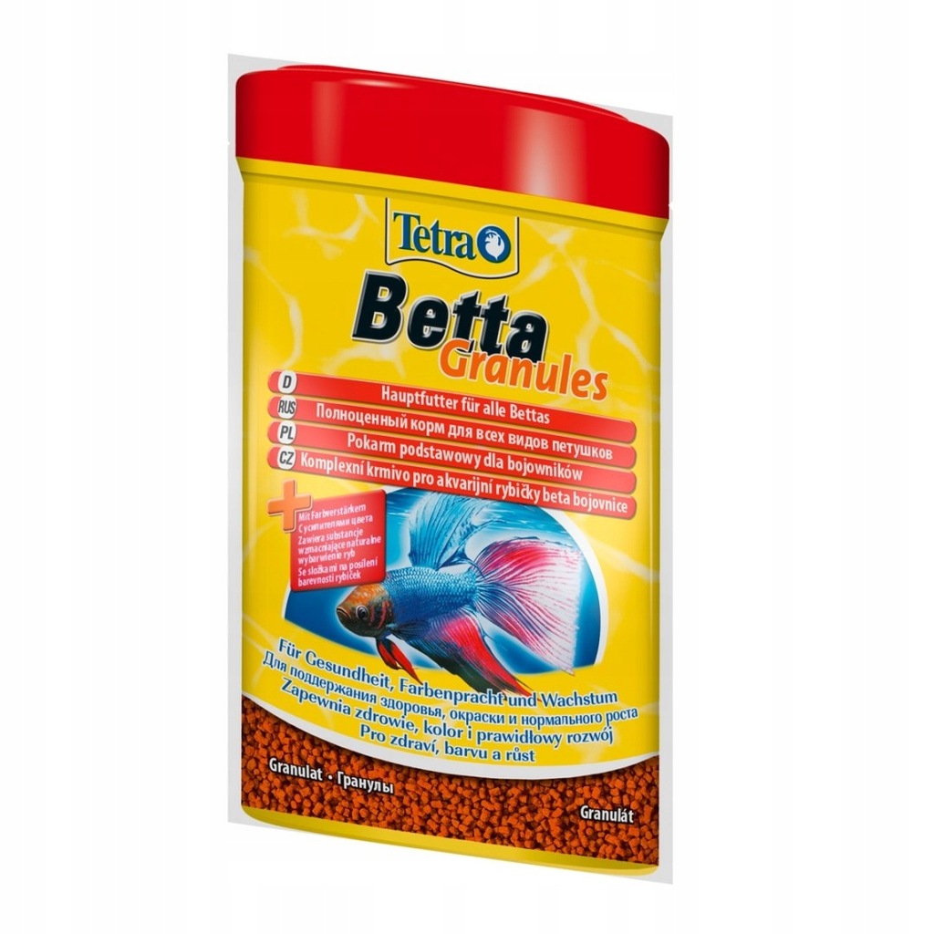 Tetra Betta Granules 5g - pokarm podstawowy dla bojowników
