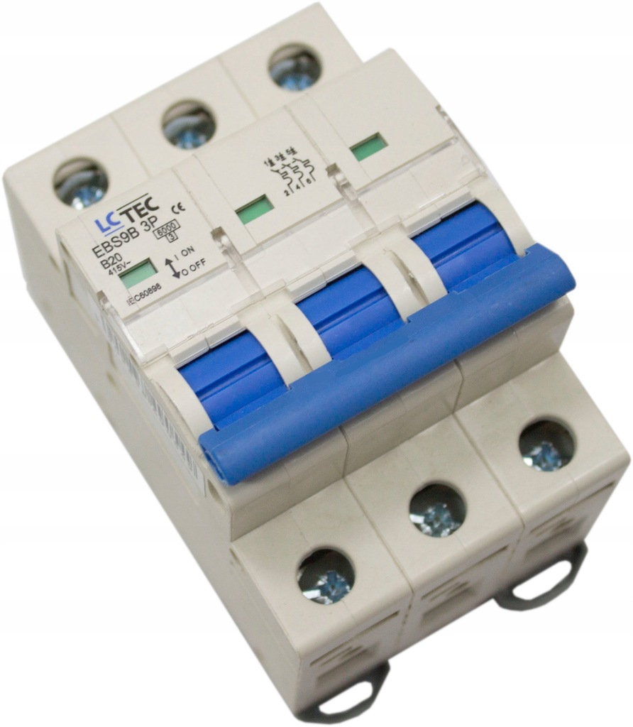 C 25A 3-FAZ WYŁĄCZNIK NADPRĄDOWY BEZPIECZNIK LC - 12546854889 ...