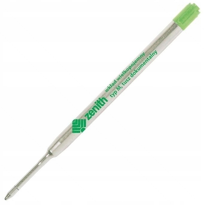 Wkład metalowy do długopisu, zielony ZENITH
