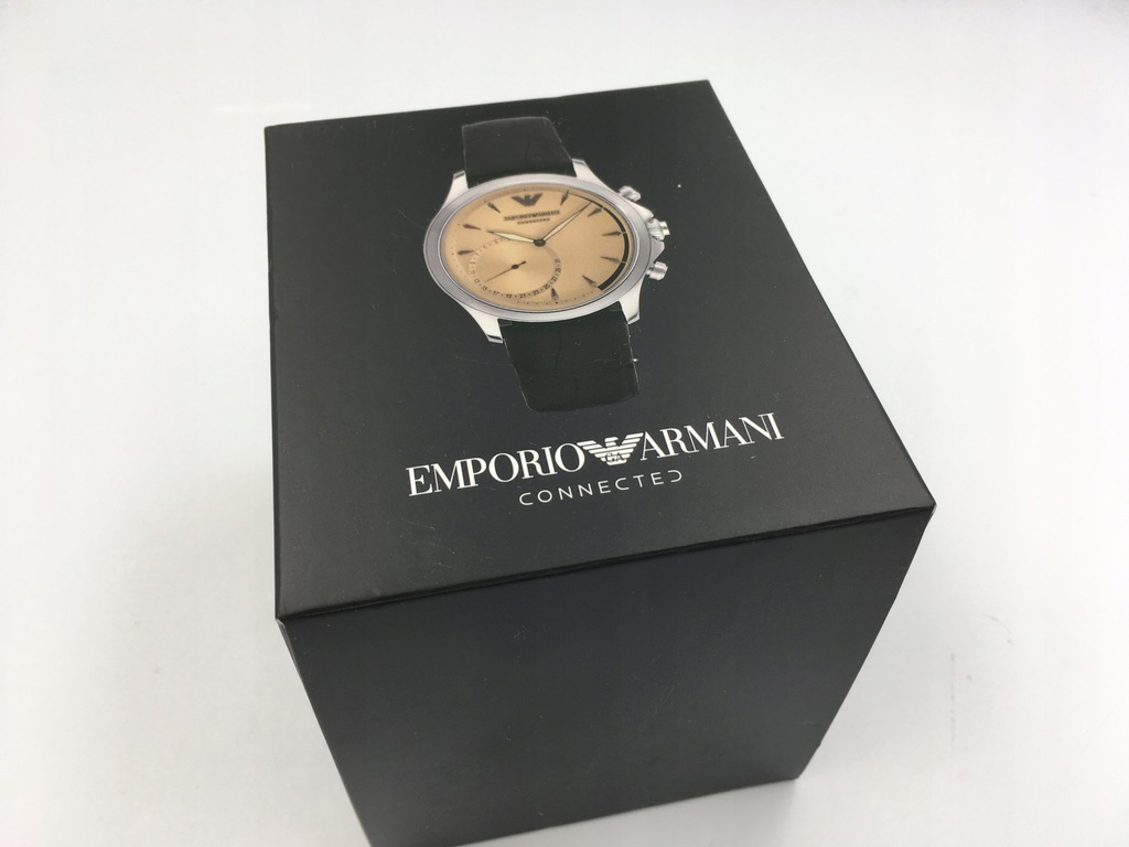 22 ARMANI SMARTWATCH HYBRID pasek skóra