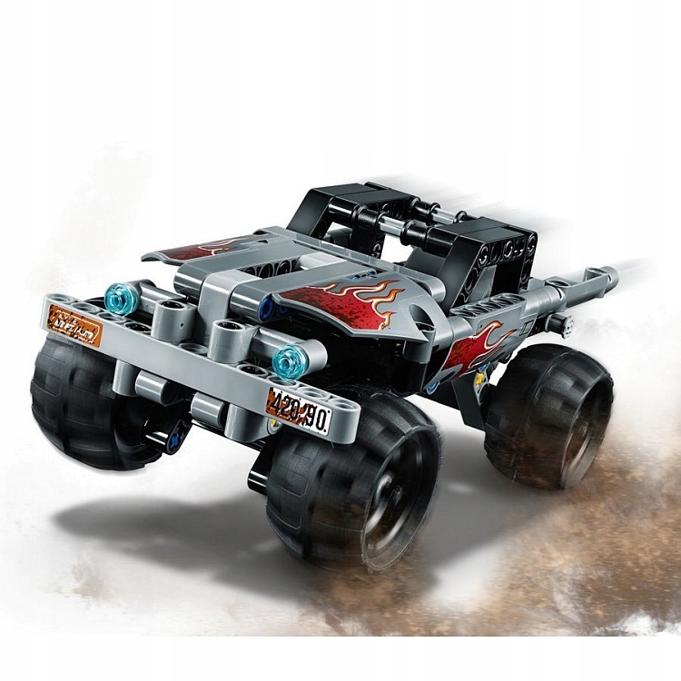 Купить LEGO TECHNIC 42090 ГРУЗОВИК-МОНСТРА ЗЛОДЕИ: отзывы, фото, характеристики в интерне-магазине Aredi.ru