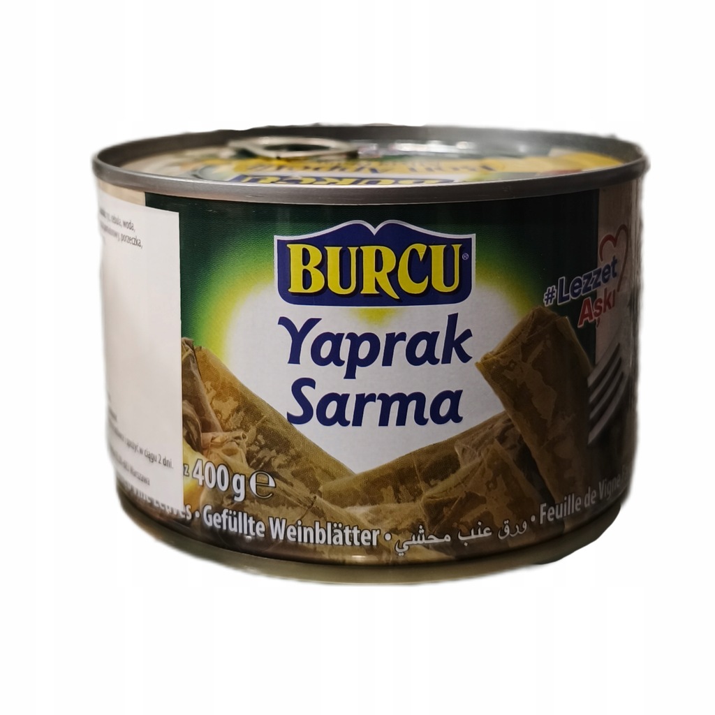 Dolma faszerowane liście winogron z ryżem BURCU (400g)