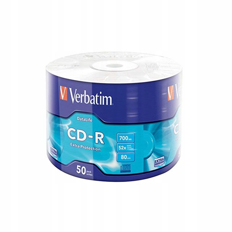 Płyty CD-R Verbatim Extra 700 MB x52 50szt/op