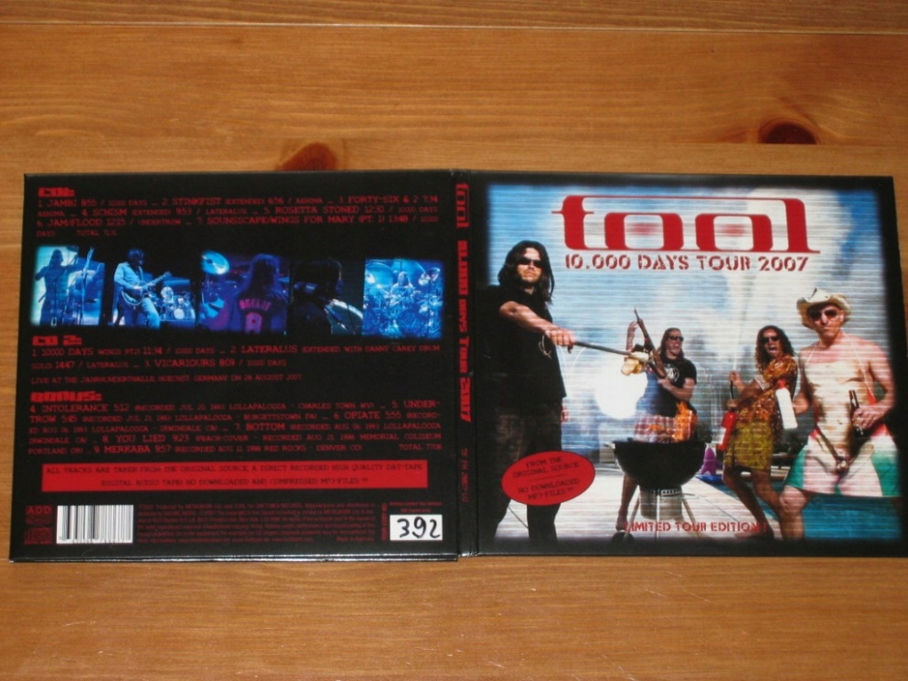 TOOL ''10 000 DAYS TOUR 2007'' - LIVE - 2CD