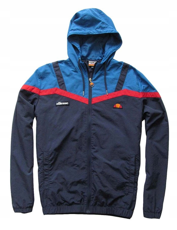 ELLESSE * ORYGINALNA KURTKA Z KAPTUREM * L