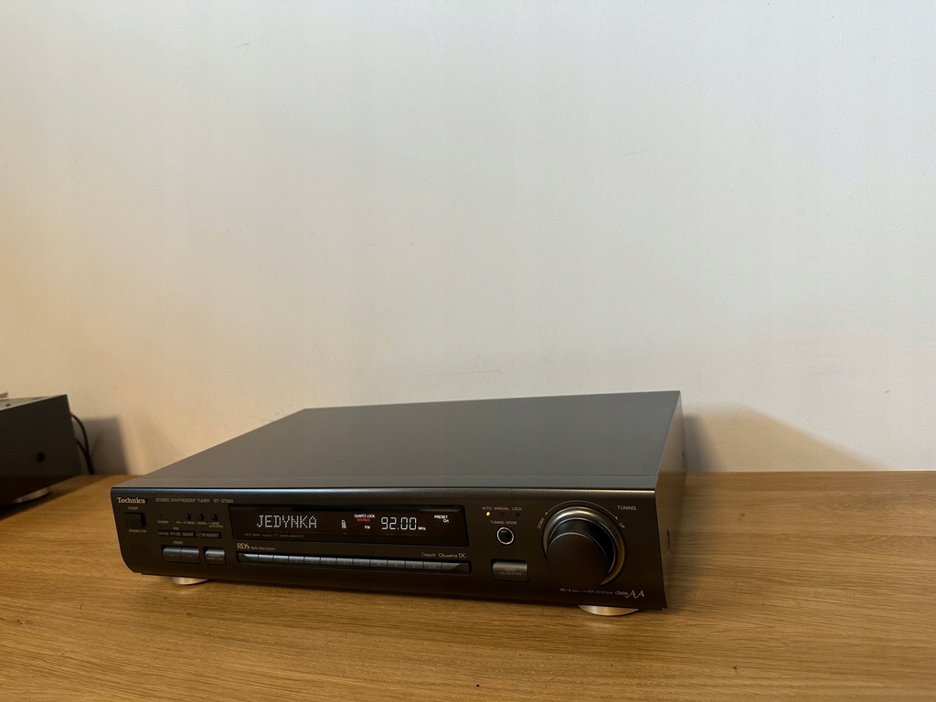 TECHNICS ST-GT650 RDS TUNER RADIOWY PO REGULACJI TOP WYŚWIETLACZ SUPER STAN