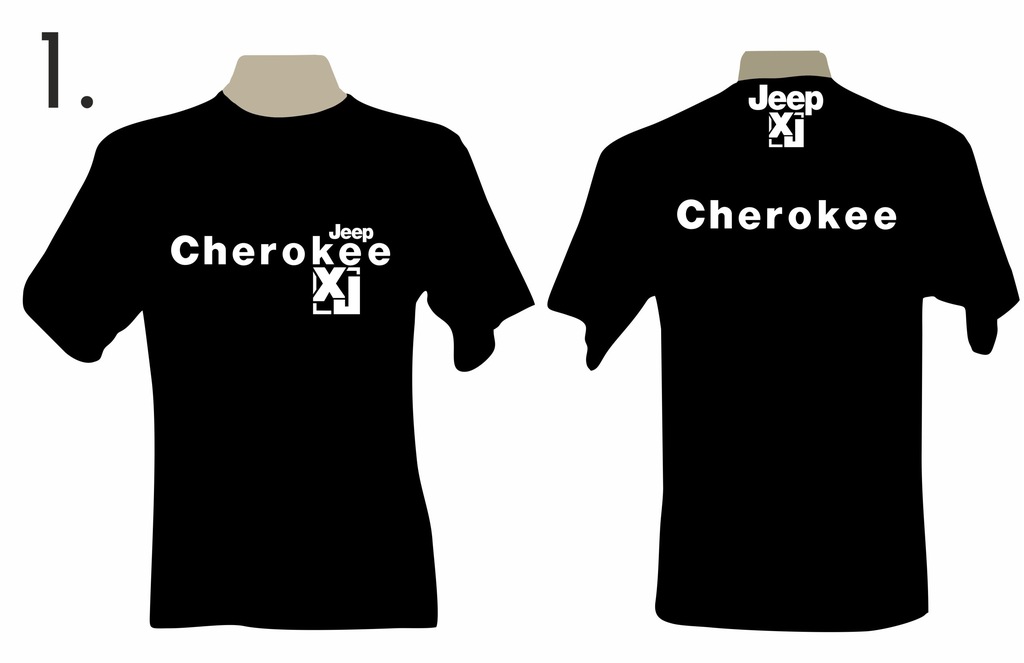 Tshirt koszulka fana z nadrukiem jeep CHEROKEE XJ