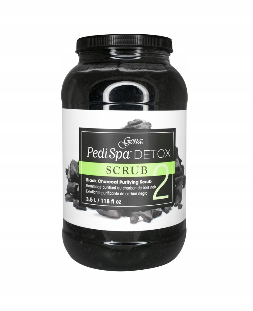 GENA Peeling węglowy Pedi Spa DETOX - Scrub 3,5L