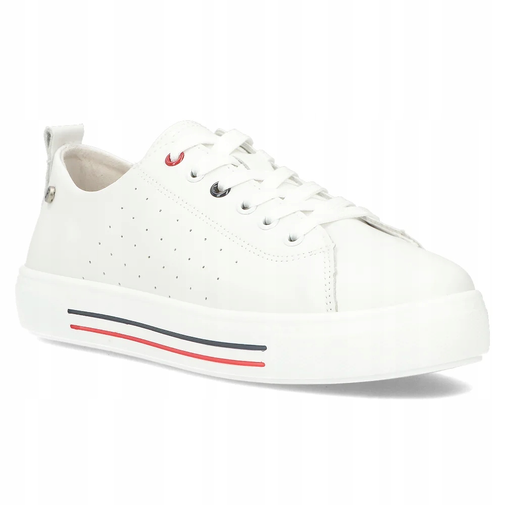Buty damskie półbuty płaskie sportowe lekkie Filippo sznurowane r.41