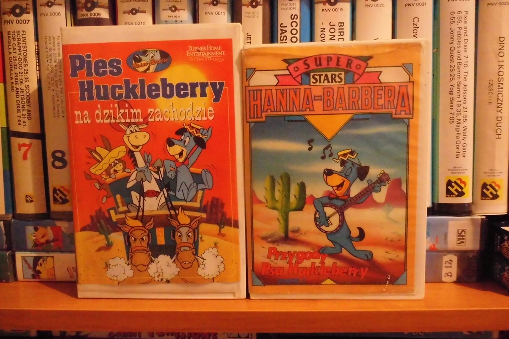 Pies Huckleberry Hanna Barbera 2 kasety VHS