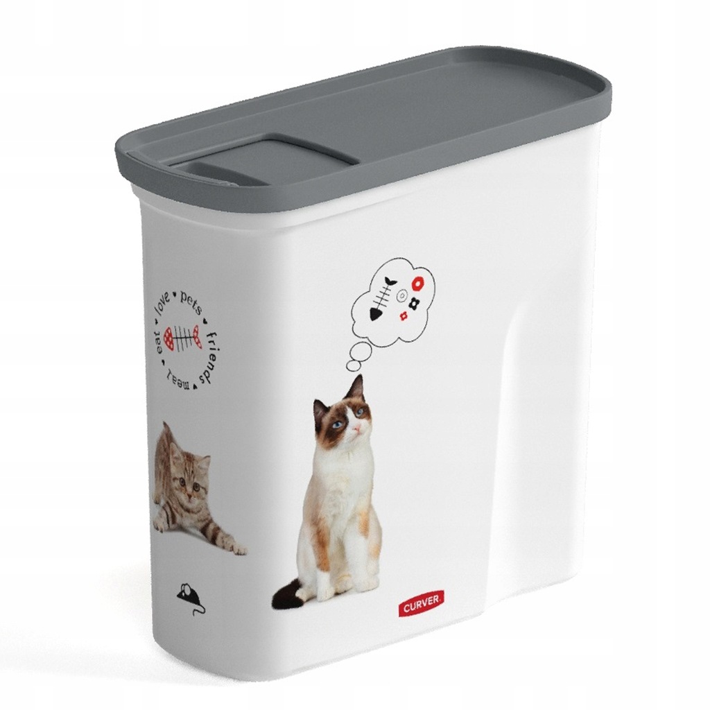 Pojemnik na karmę Pet Life 2 L koty CURVER