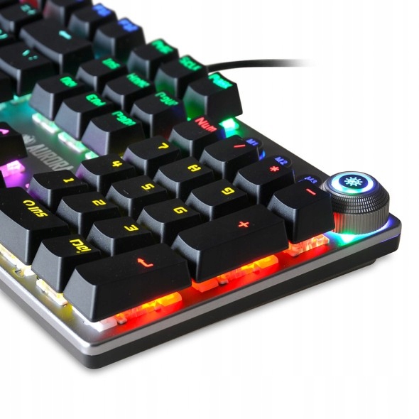 Купить МЕХАНИЧЕСКАЯ ИГРОВАЯ КЛАВИАТУРА RGB С ПОДСТАВКОЙ: отзывы, фото, характеристики в интерне-магазине Aredi.ru