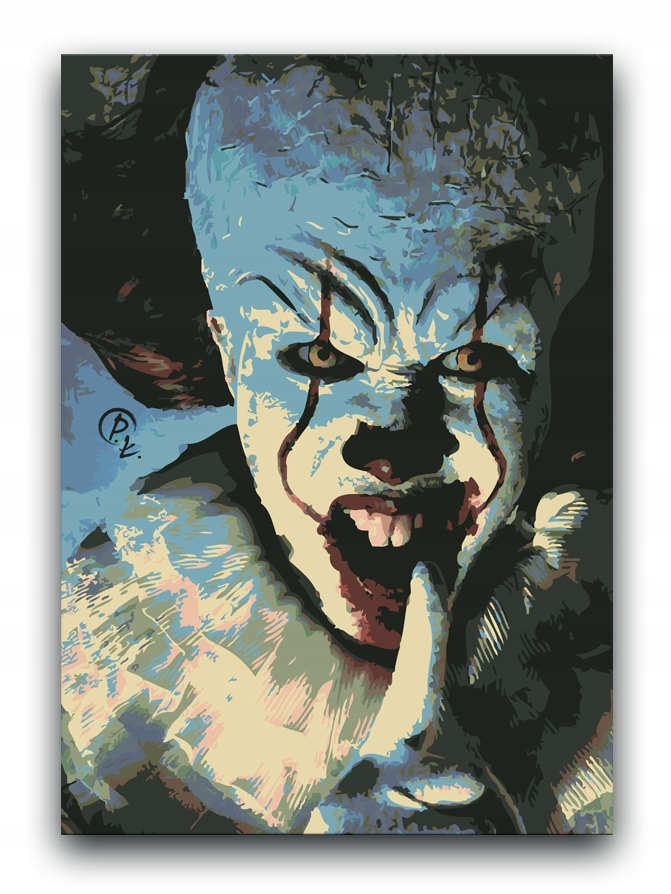 To! - OBRAZ 80x60 canvas - It! Klaun Pennywise