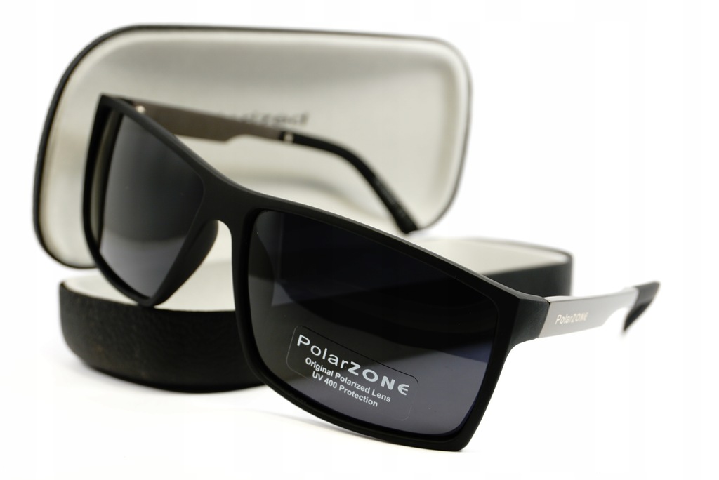 OKULARY PRZECIWSŁONECZNE MĘSKIE Z POLARYZACJĄ ETUI - 8949055701