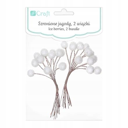 Szronione jagody, białe, 2 wiązki DPZA-047