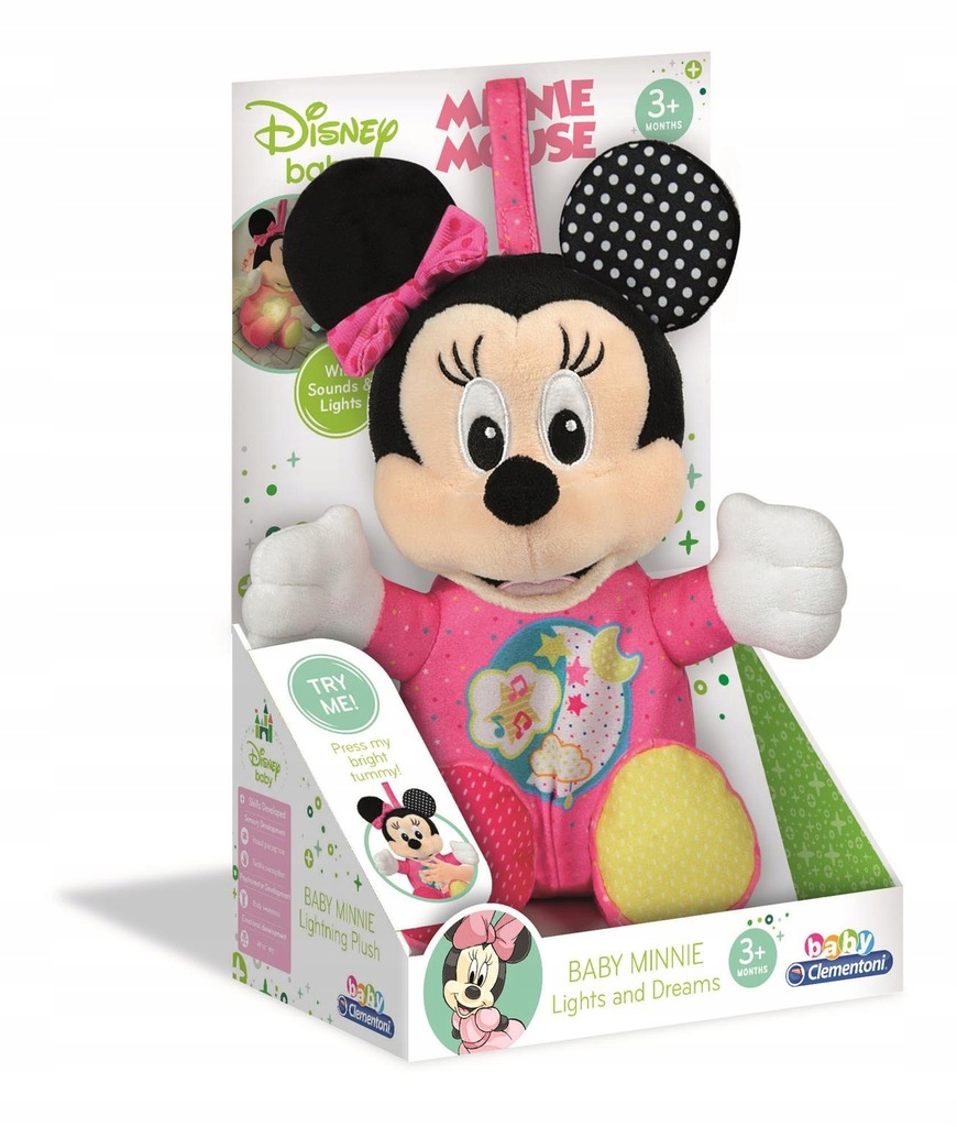 Pluszak świecący Minnie Baby 17207