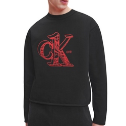 -27% CALVIN KLEIN BLUZA MĘSKA BAWEŁNIANA REGULAR CZARNA XL