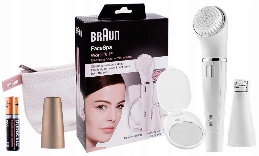 BRAUN DEPILATOR SZCZOTECZKA DO TWARZY FACE 831 7714240741 oficjalne