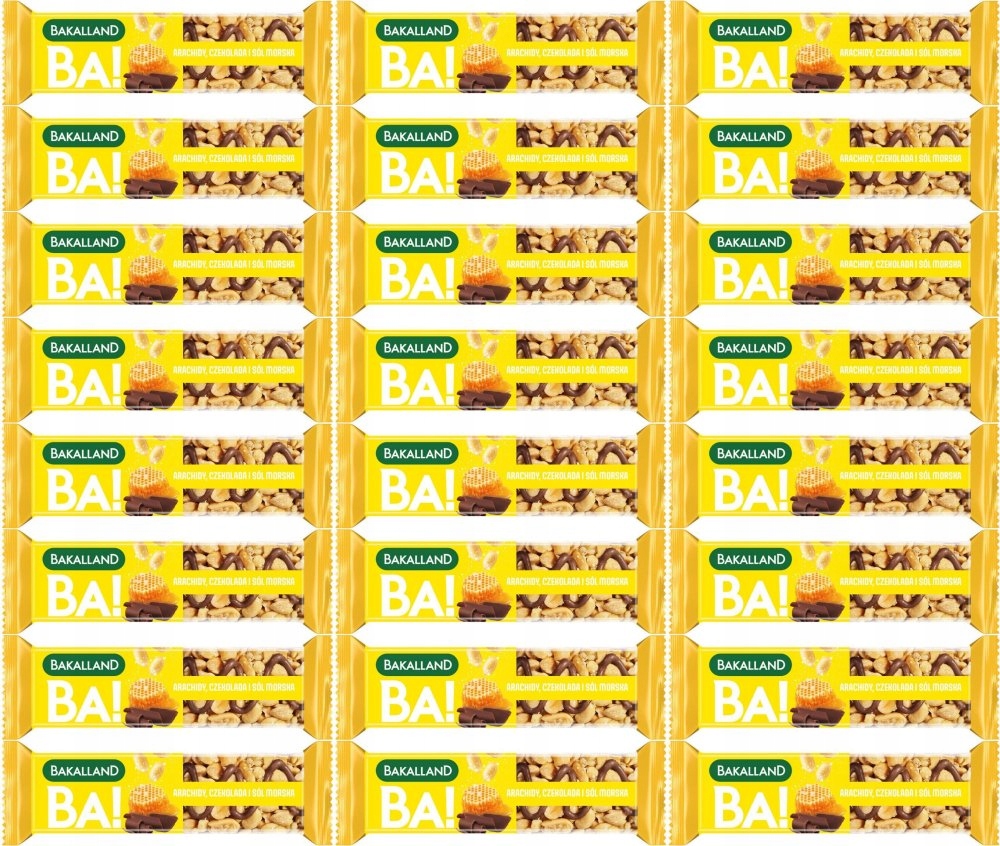 BA! BATON ORZECHY ARACHIDOWE + CZEKOLADA + SÓL 30g x24