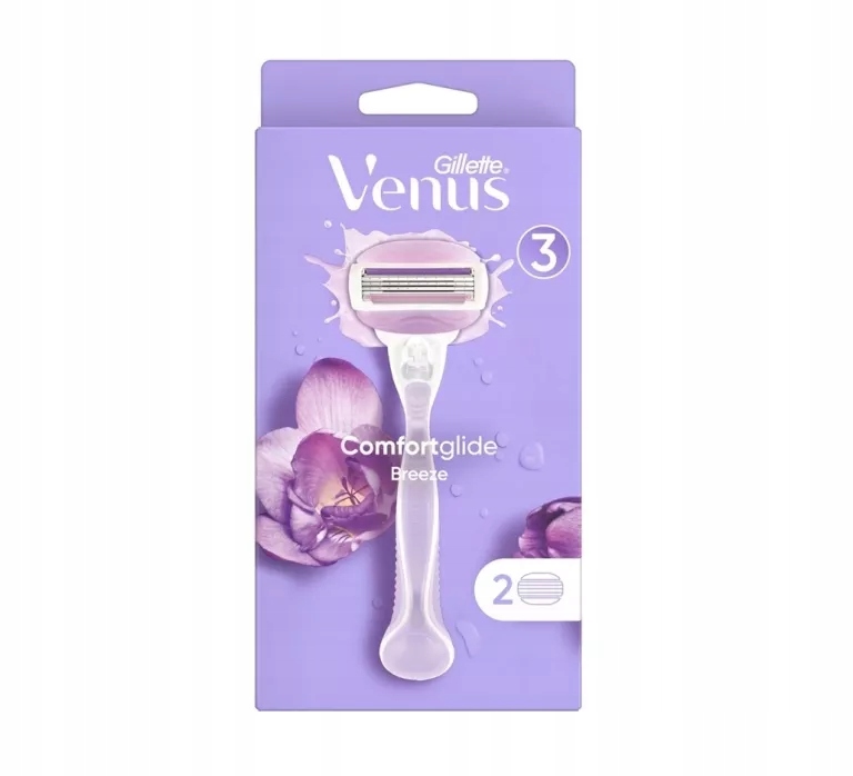 MASZYNKA DO GOLENIA GILLETTE VENUS COMFORTGLIDE BREEZE 3 OSTRZA + 2 WKŁADY