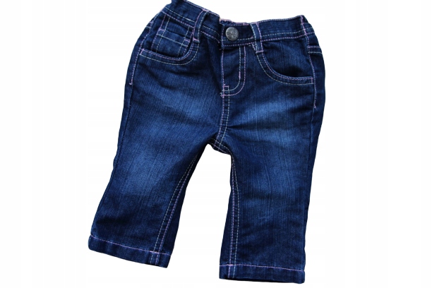 Mothercare 3-6m śliczne jeansy, wiosna! 68