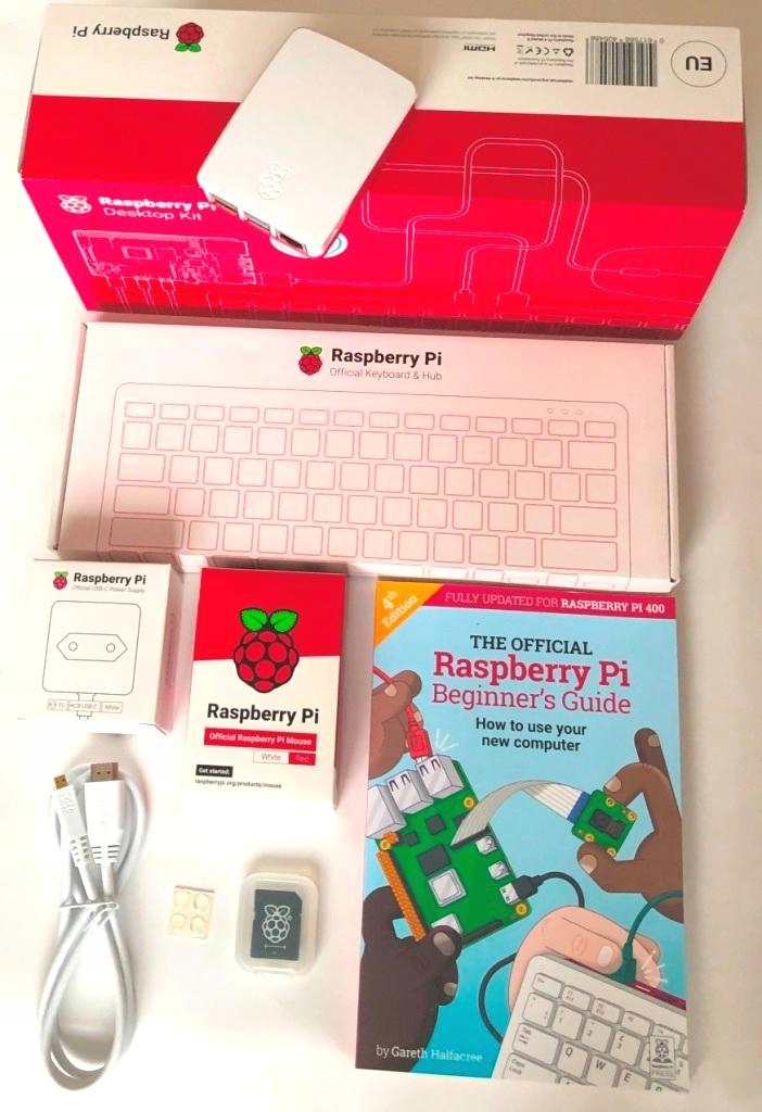 Zestaw z Raspberry Pi 4B, RAM 4GB WiFi + akcesoria
