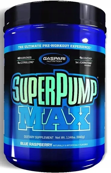 Gaspari Nutrition SuperPump MAX Blue Raspberry Pro