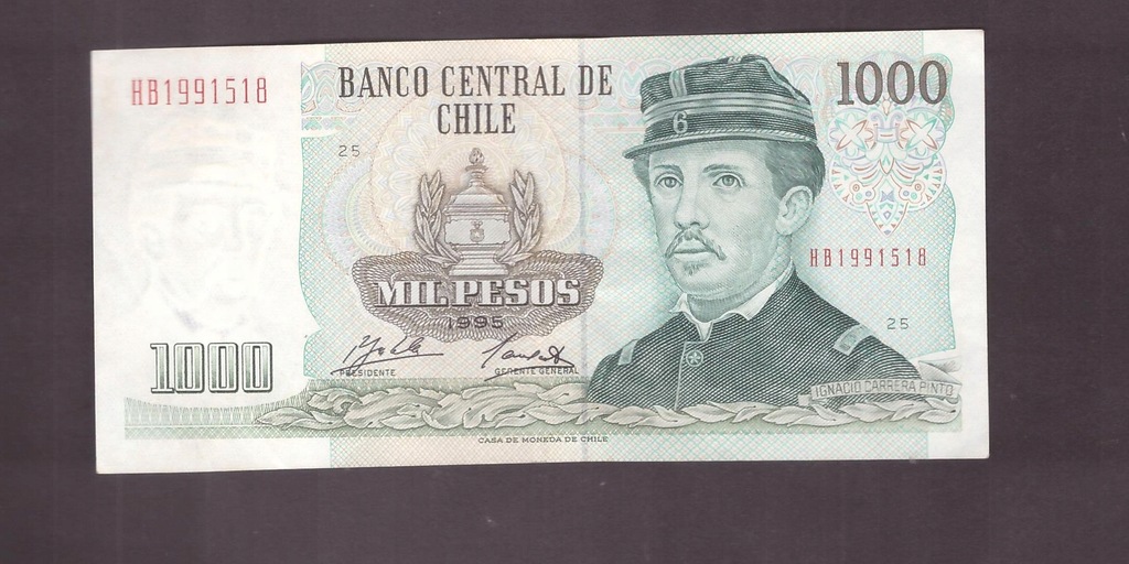 Chile Chile - banknot - 1000 Pesos 1995 rok