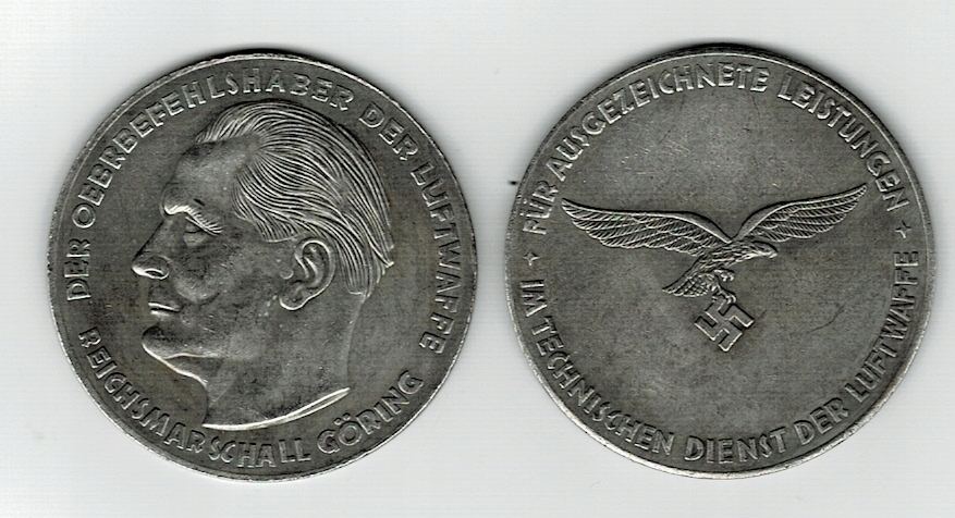 medal III RZESZA Luftwaffe - Hermann Göring 50 mm