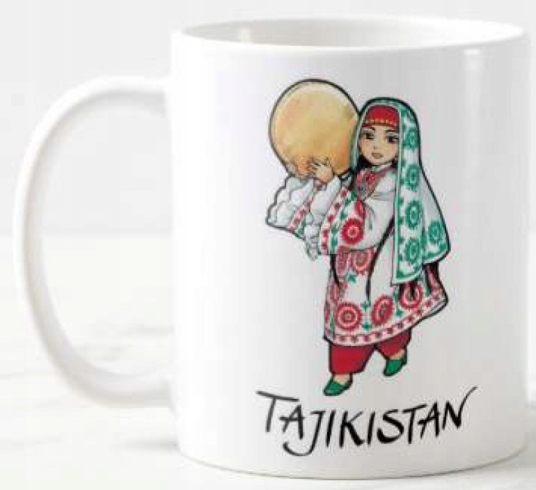 Kubek Tajikistan - Tadżyczka