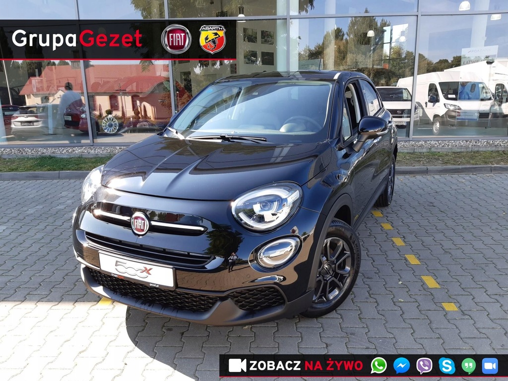 Fiat 500X LOUNGE Czarny Cinema pakiet EASY CARE