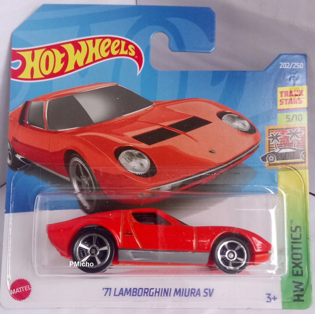 HOT WHEELS '71 Lamborghini Miura SV