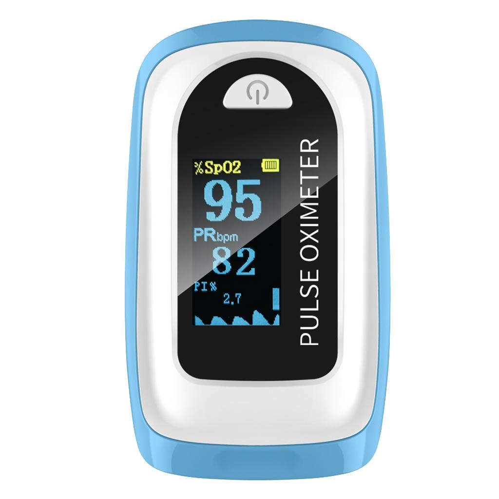 2020 New Fingertip Pulse Oximeter Blood Blue