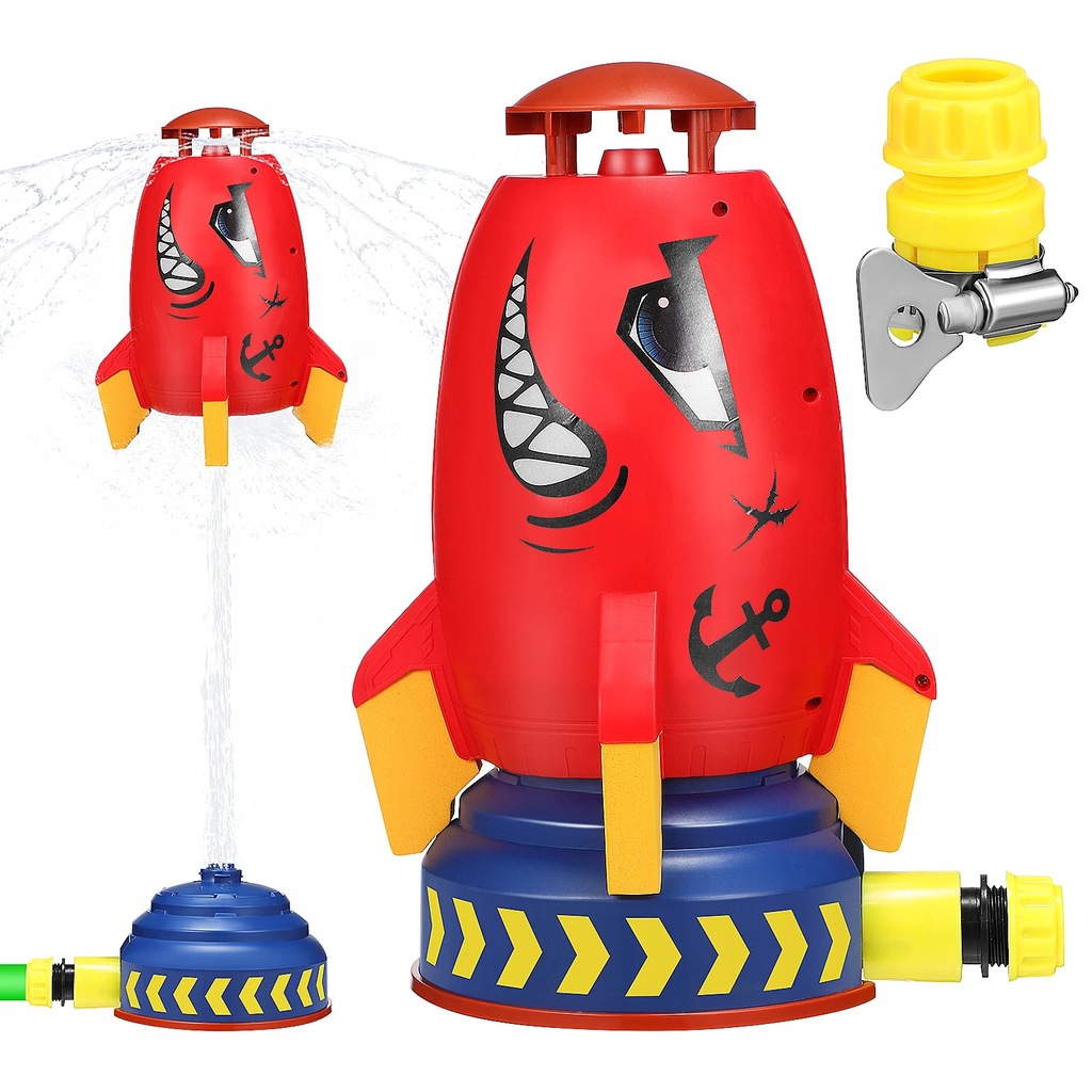 Water Jet Rocket Summer Kids Toys Launcher Play