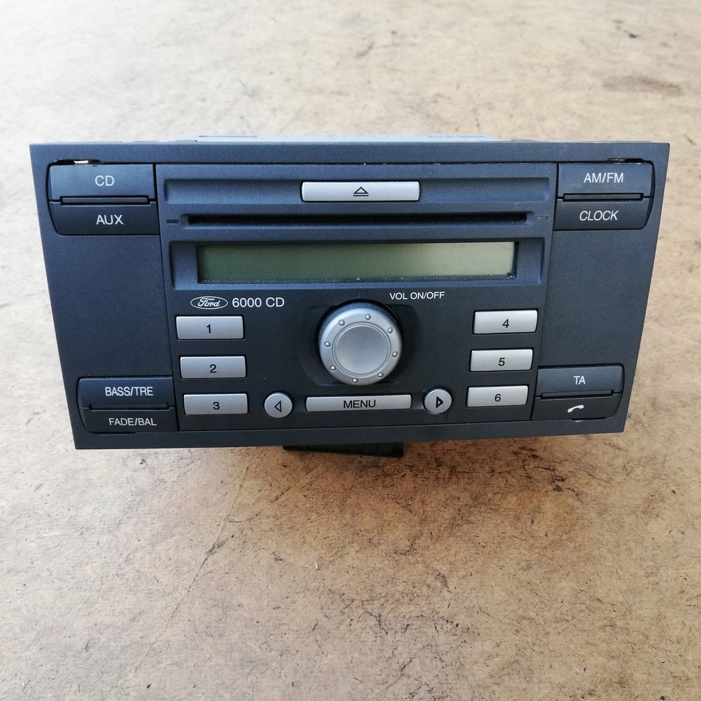 RADIO DO FORDA FIESTY FOCUSA 6000 CD 6S6118C815AH 8729039964