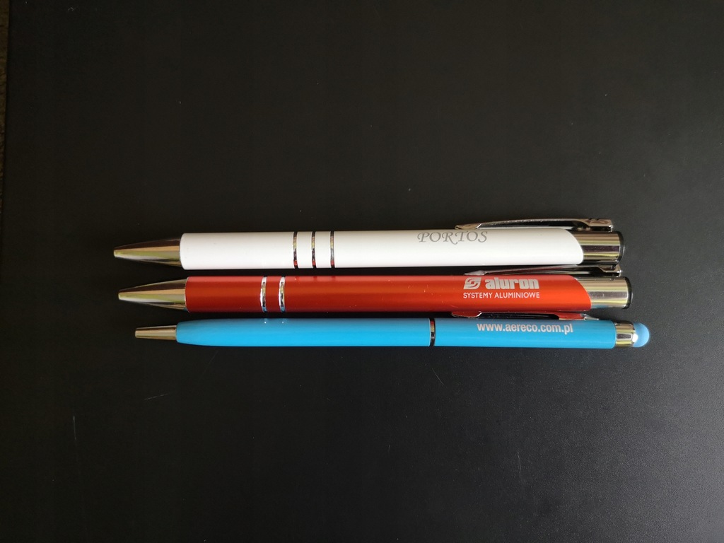 Długopisy (3 sztuki)