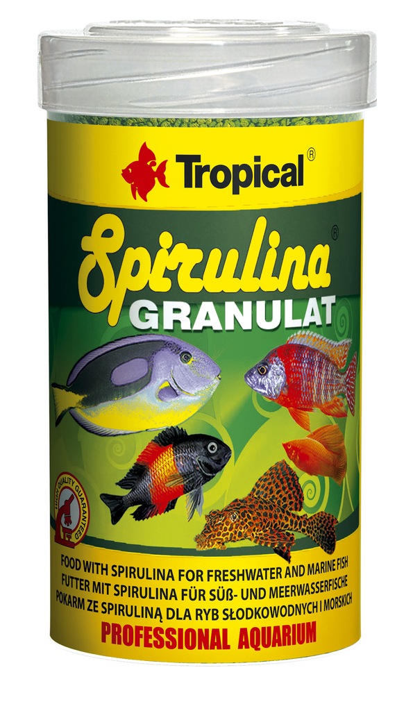 Tropical Spirulina granulat 100ml pokarm dla ryb