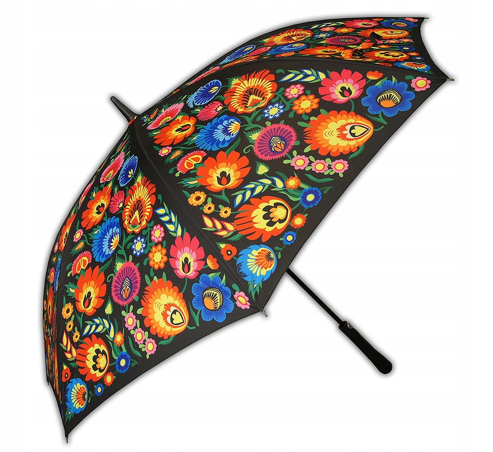 PARASOL SKŁADANY FOLK ŁOWICKA WYCINANKA DUŻY 12537545957 oficjalne