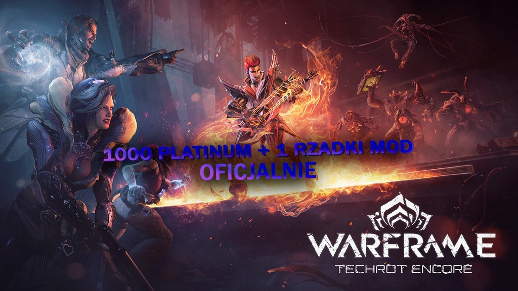 WARFRAME Platinum 1000 + 1 Rzadki Mod | OFICJALNIE, Bez Logowania na Konto