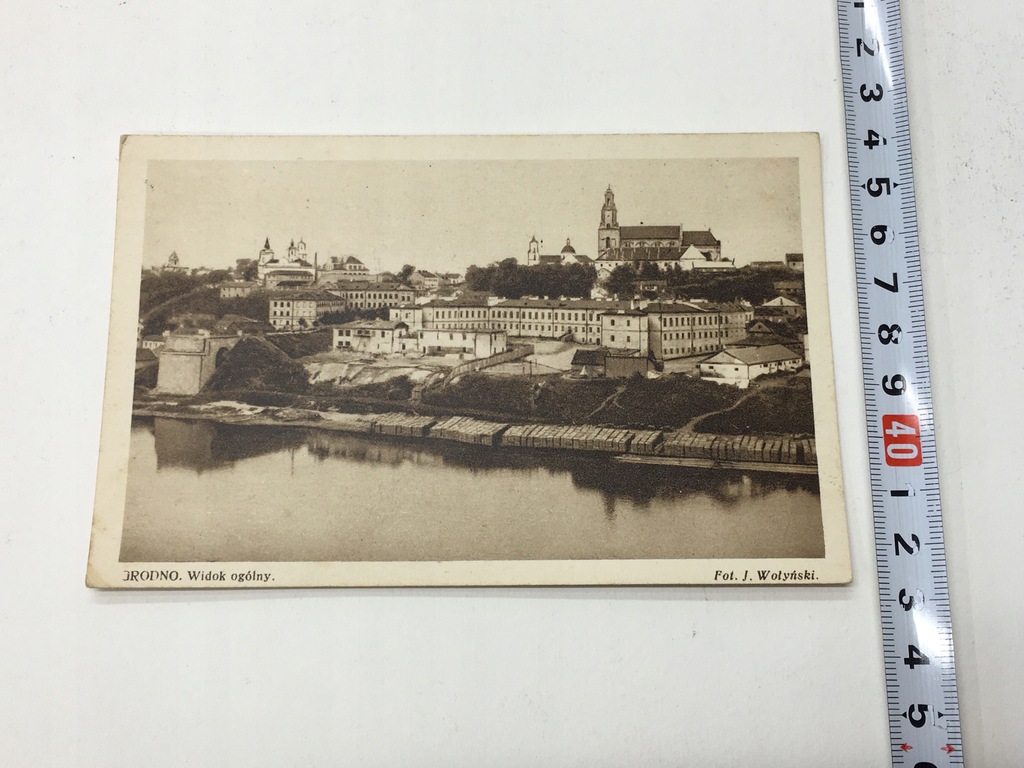 Kartka pocztowa Grodno widok ogólny