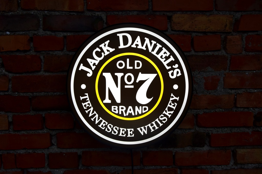Neon Jack Daniels, Logo 3D, Szyld LED, REKLAMA 3D 12945549670