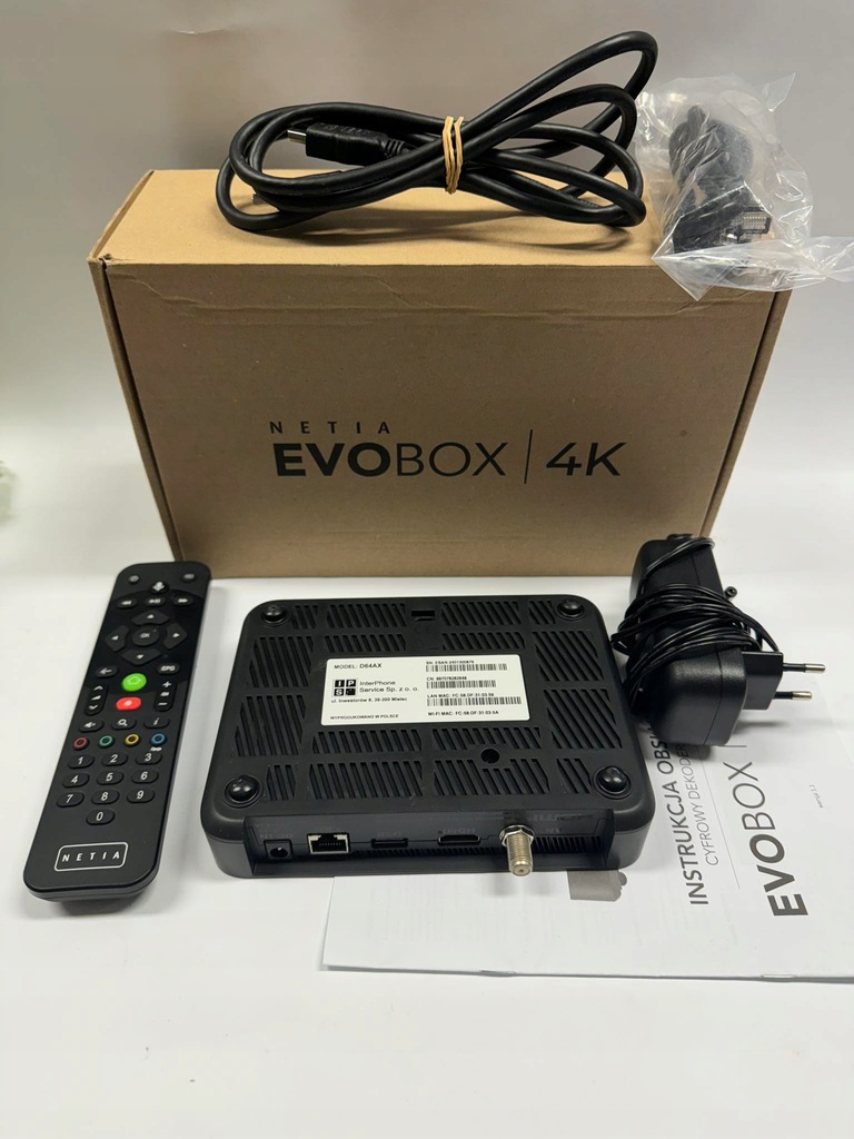 DEKODER NETIA EVOBOX 4K D64AX